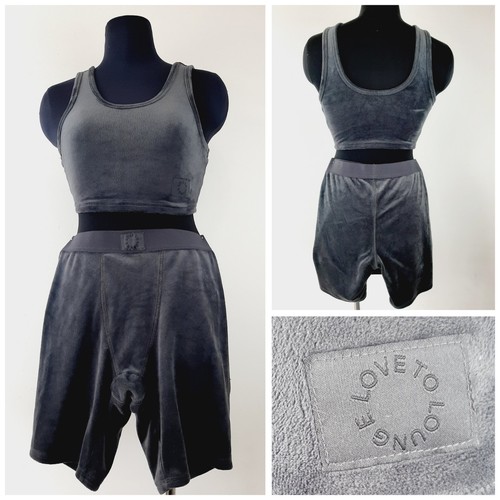 Size dark grey velvet - 10-12,