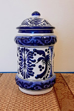 Mexican Talavera hand-painted small Jar