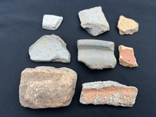 Roman pottery fragments - pottery,