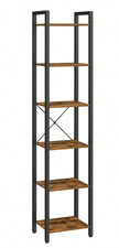 Rustic Tallboy Bookcase 6-Tier