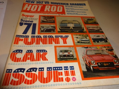 Hot rod magazine april 1971 - april,