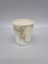 A Jack Doherty Studio Pottery Porcelain Beaker / Cup with Incised Decoration.