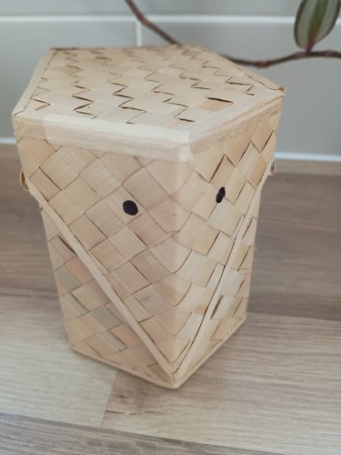 Flax rattan handmade box - flax,