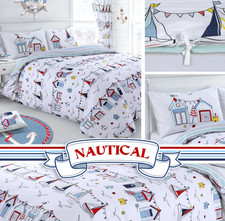 Nautical Beach Sail Reversible