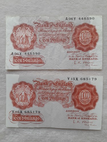 Ten shillings banknotes - 2,