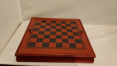 Wooden fold out chess - wooden, &