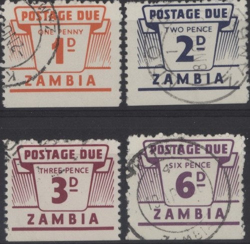 Zambia 1964 postage due 4 - postage,
