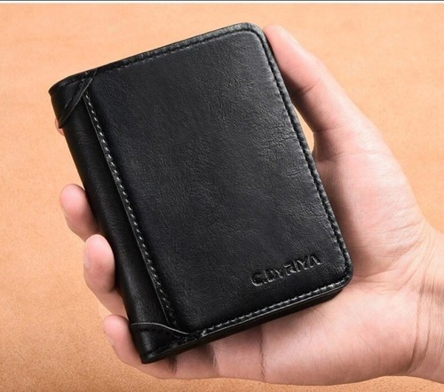 Mens leather trifold wallet - leather,