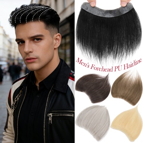 Men frontal hairline toupee - men,