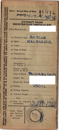 Old logbook from excelsior - logbook,