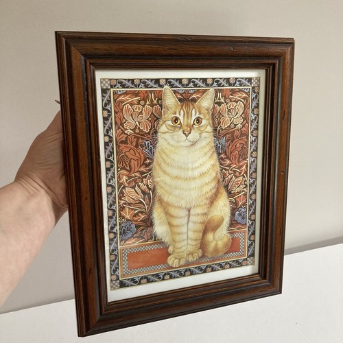 Vintage cat picture print by - -,