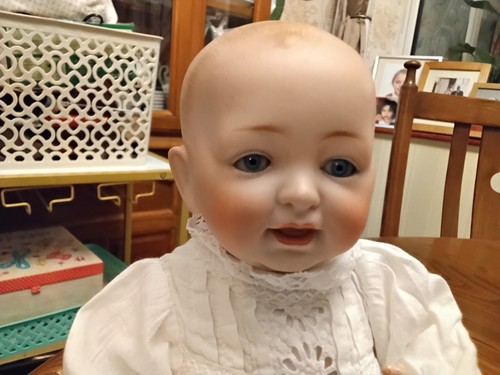 Adorable little antique doll - little,