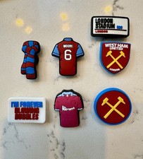 7 x West Ham Shoe Charms