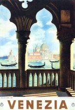 Vintage Venice Italy Tourism