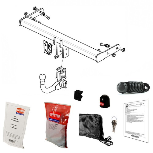 Witter towbar for volvo s60 - towbar,