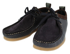 Mens Nicholas Deakins Ex-Display Navy Suede/Leather  Shoes: Sahara 2