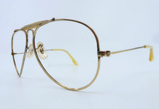 Vintage B&L Ray Ban aviator frames made in the USA 58-14 exc