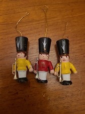 Vintage Wooden Toy Soldiers
