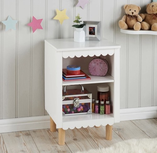 New scalloped bedside table - bedside,
