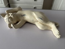 Cat Ornament, Creamy White