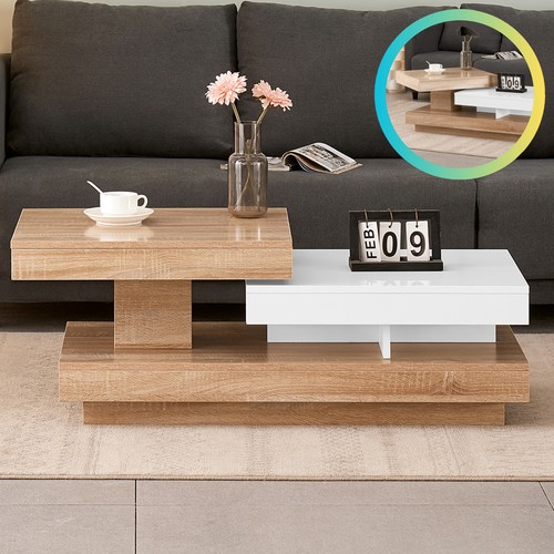 Wooden coffee table 360 - coffee, 360°