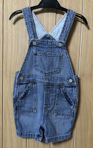 Gap baby blue denim dungarees - gap,