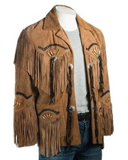 Men Suede Western Cowboy