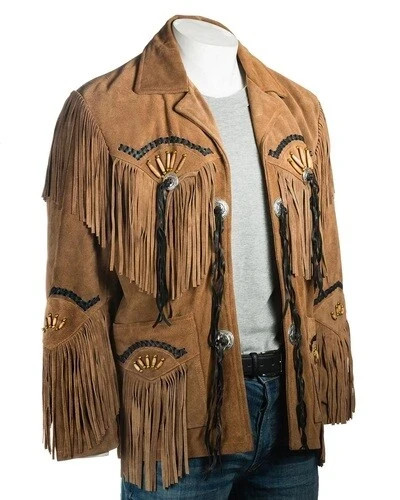 Men suede western - suede,