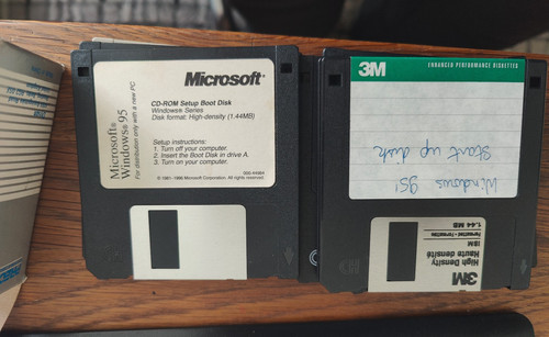 Used floppy disks mainly - 8,