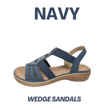 Ladies wedge peep - wedge, sandals