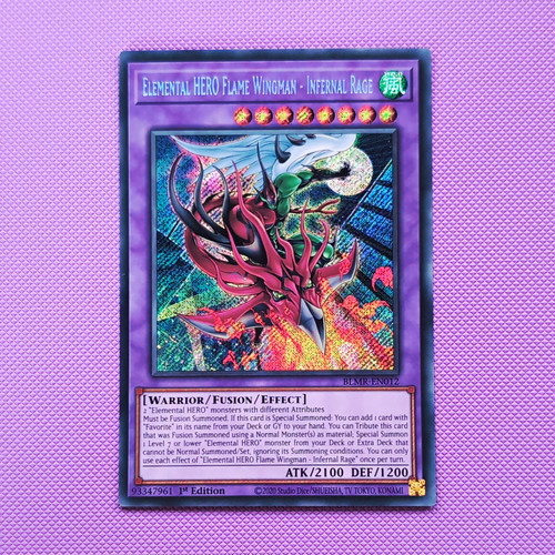 Elemental hero flame wingman - hero,