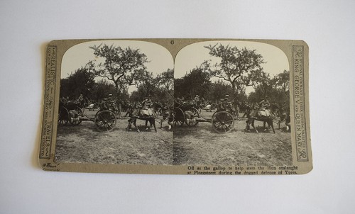 Ww1 stereoview no6 british - ww1,