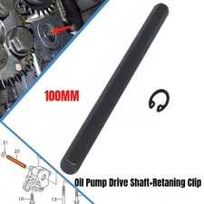 Oil Pump Drive Key & Securing Ring 100MM For VW Golf Passat Transporter 2.0 TDI