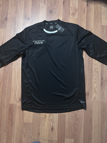 Mitre referee shirt black - mitre, long