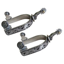 2Pcs Horse Spurs Western Cowboy Spurs Horse Boot Spurs