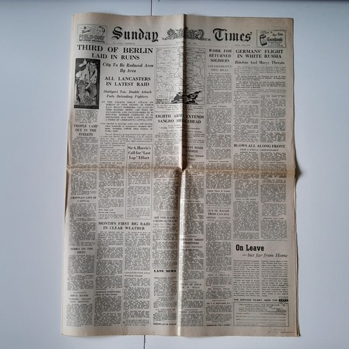 Sunday times november 1943 - november,
