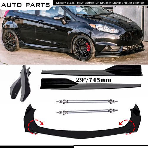 Front bumper lip spoiler - lip,