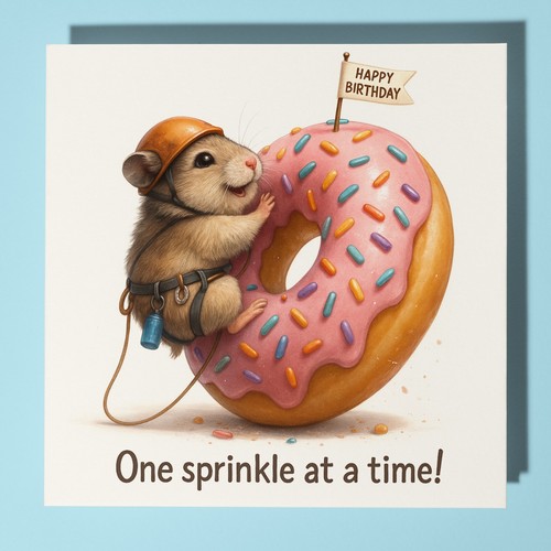 Doughnut climbing happy - -,