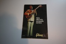 1975 Vintage Gibson B.B. King Electric Guitar 335 345 355 Catalog  7..5" x 11"