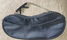 DIOR Parfums GENUINE Pure Poison Clutch handbag Make Up Bag in BLACK.Used.vgc.