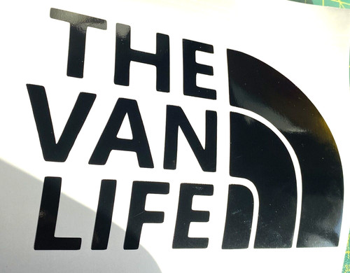 The van life decal vinyl - van,