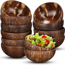 Reusable Coconut Bowls Natural Utensils New Salad Bowl  Dessert