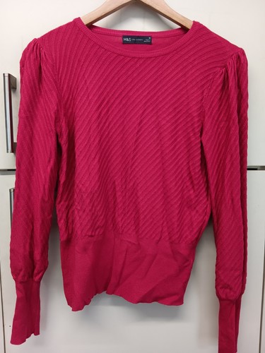 Womens hot pink jumper size - hot,
