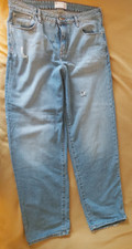 Mens Baggy Loose Fit Distressed Jeans W=32" L=32" Worn Twice