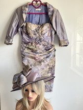 John Charles Size 8-10 Mother Of The Bride Outfit & Hat Weddings Etc