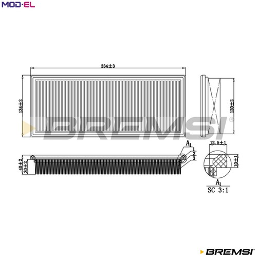 Air filter fa2192 for - air, vw