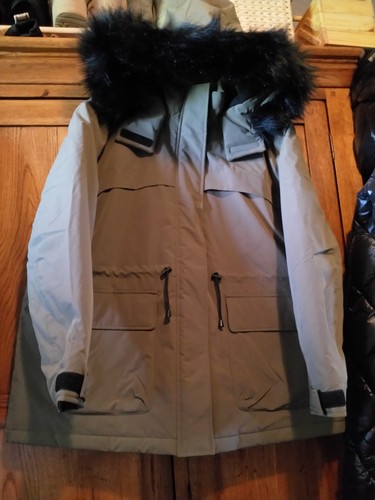 Primark green parka coat size - primark,