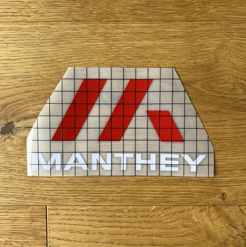 Manthey logo sticker red - manthey,