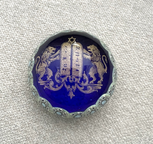 Murano judaica glass ten - murano,