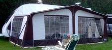 Caravan Awning with Annex & Inner Trio Sombrero Cabriola Acrylic Mocha